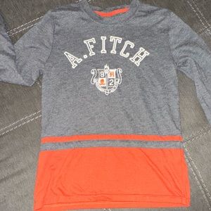 Kids Abercrombie & Fitch Colorblock long sleeve shirt